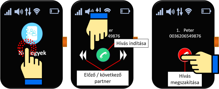Hívás névjegytárból