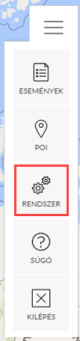 Rendszer menü