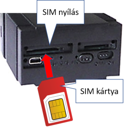 SIM kártya behelyezése SIM kártya behelyezése