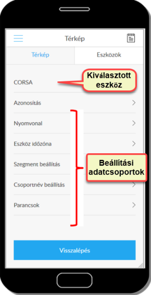 Eszköz adatainak szerkesztése Eszköz adatainak szerkesztése